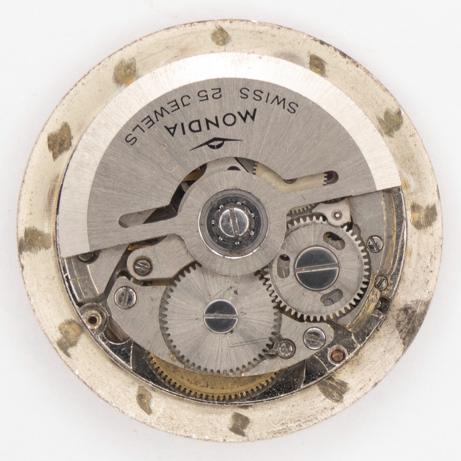 Vintage Mondia / AS 1716-17 25-Jewel Automatic Wristwatch Movement, Runs