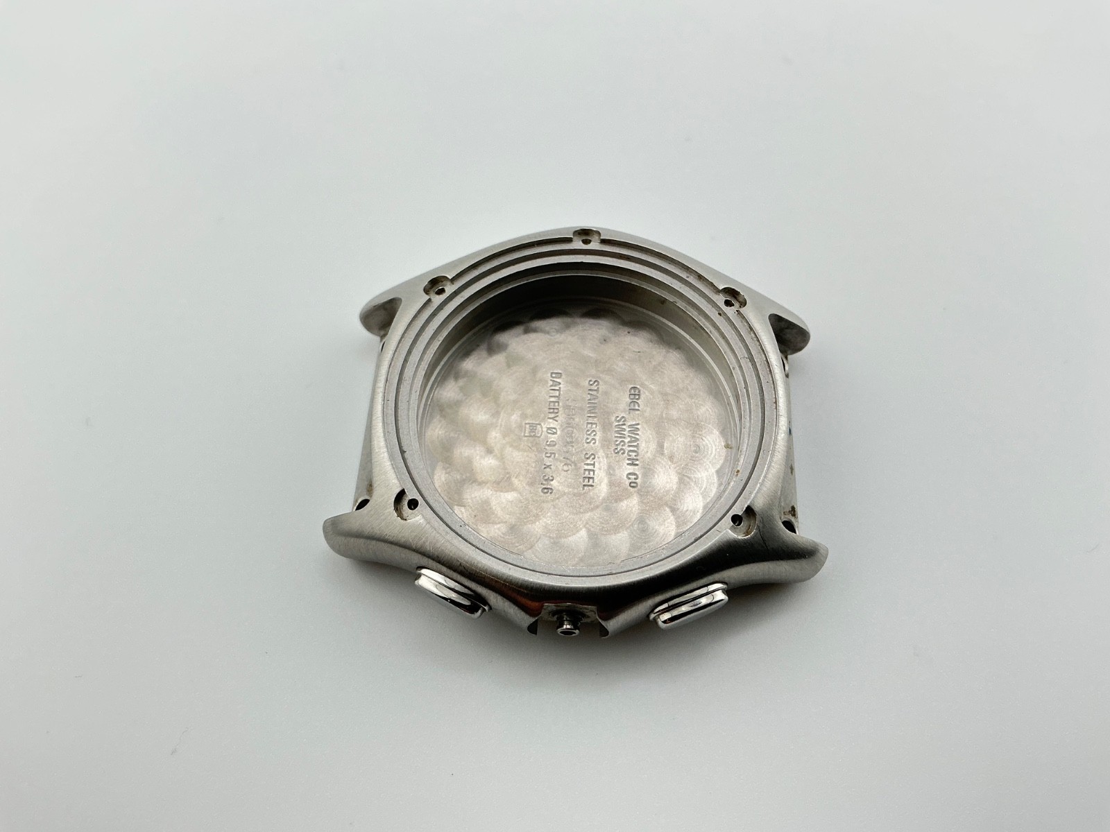 AUTHENTIC EBEL CLASSIC WAVE E1251F41 Watch case with pushers S/S See description