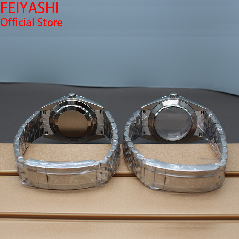 36mm/40mm Log Watch Case+Jubilee Bracelet For Seiko nh35nh38 Miyota8215 Movement