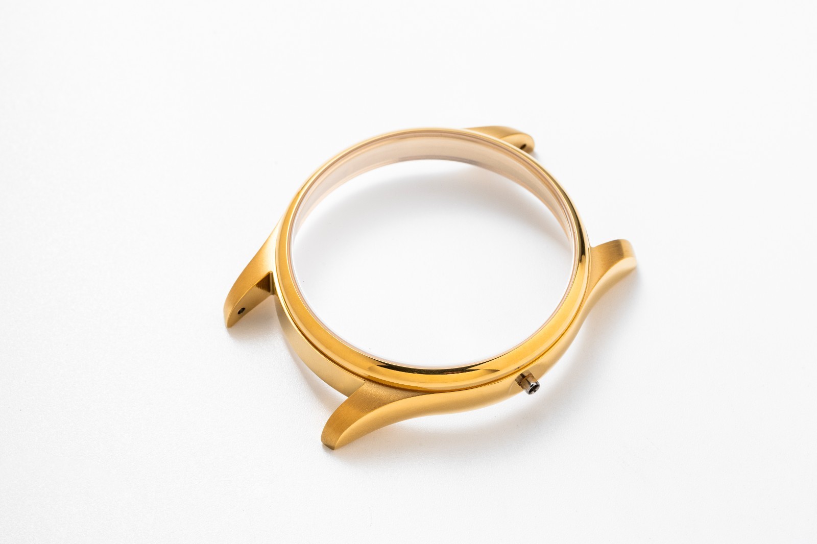 41mm glass Gold Watch Case back cover waterproof ring for 2035 Movement