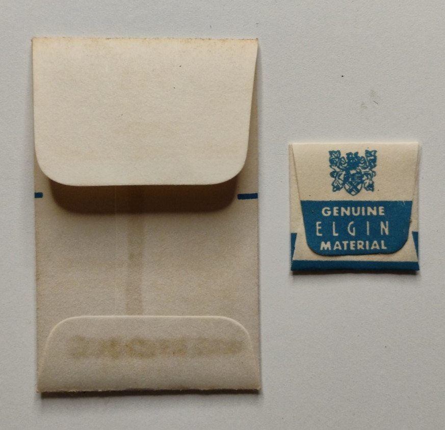 ELGIN 711 3-Screw, Endstone Clamp Upper & Lower Escape Genuine OEM Watch Parts