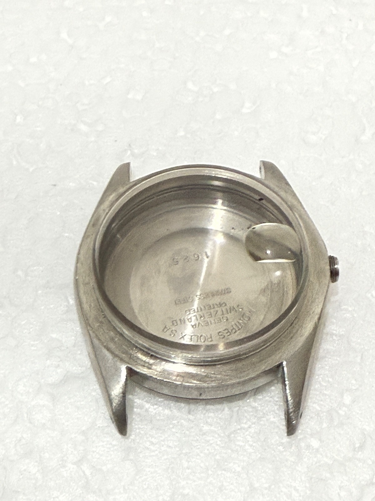 Genuine Rolex ref 1625 Case steel back good condition without bezel