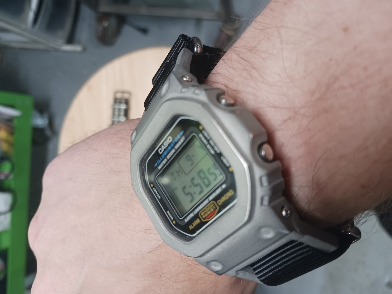 WELDED ONE PIECE DW5600 NATO Stainless SHELL with lugs PLASTIC LUG BYPASS