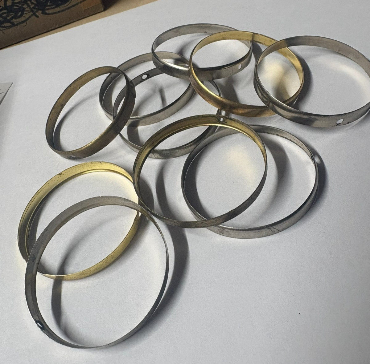 10 PIECES 18 SIZE POCKET WATCH DUST COVERS —– GROUP 111