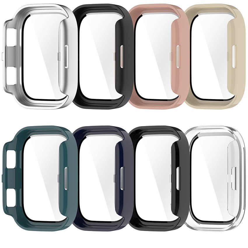 PC + Tempered Glass Protective Film Watch Case Armor for Amazfit Bip Max (A2568)