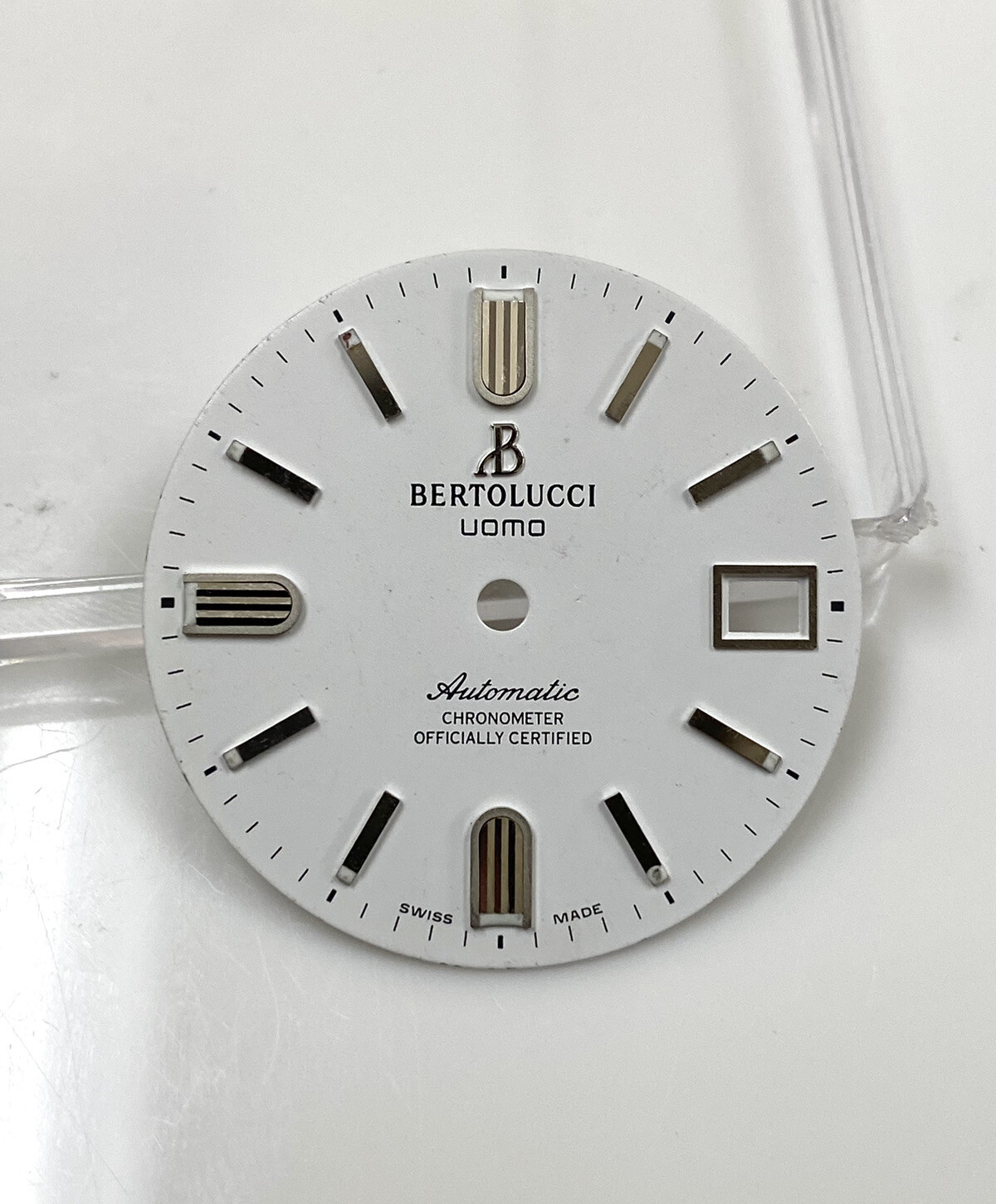Original Bertolucci Uomo Automatic 28mm White Dial Ref: 884.55.41.10B