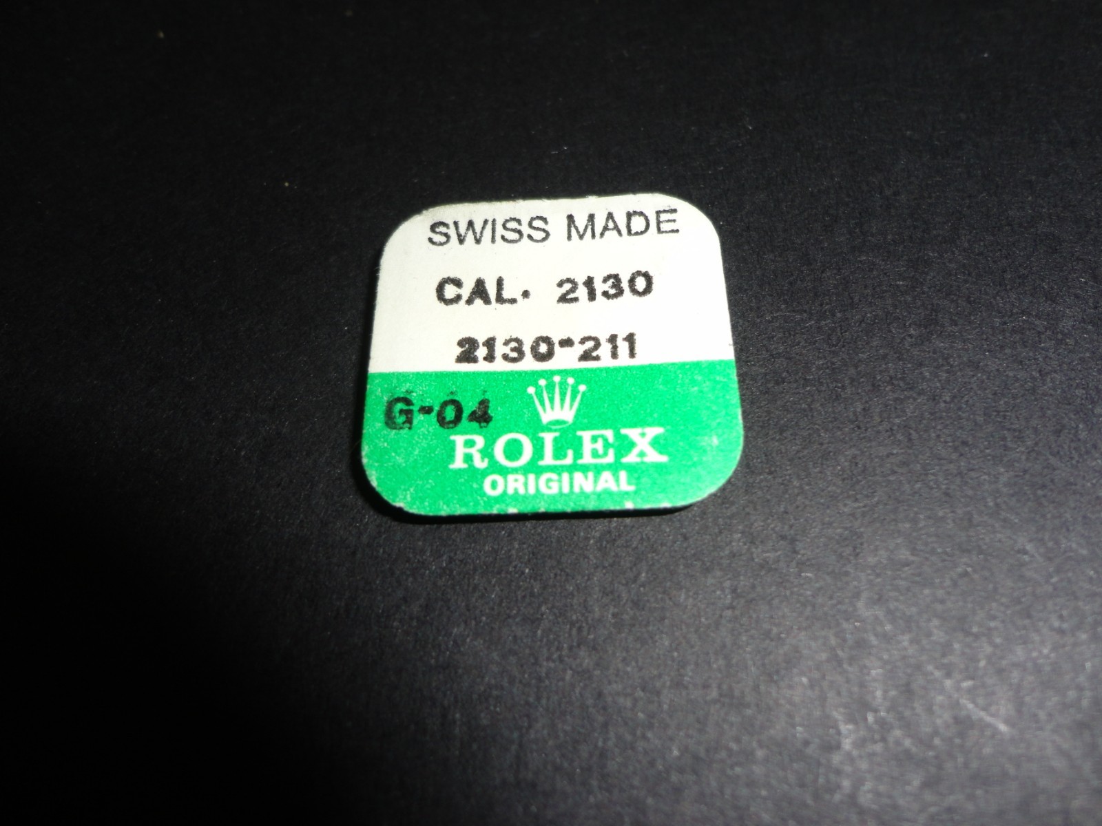 ROLEX 2130-211 Crown Wheel Core Watch Part NOS