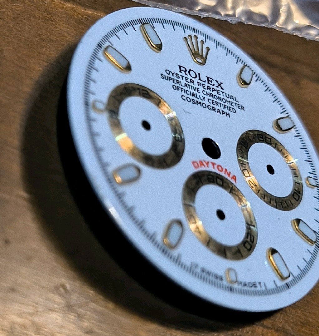 Rolex Daytona 116518 Dial Spheres + Dial Hands Set Acc Original Two Tone Gold