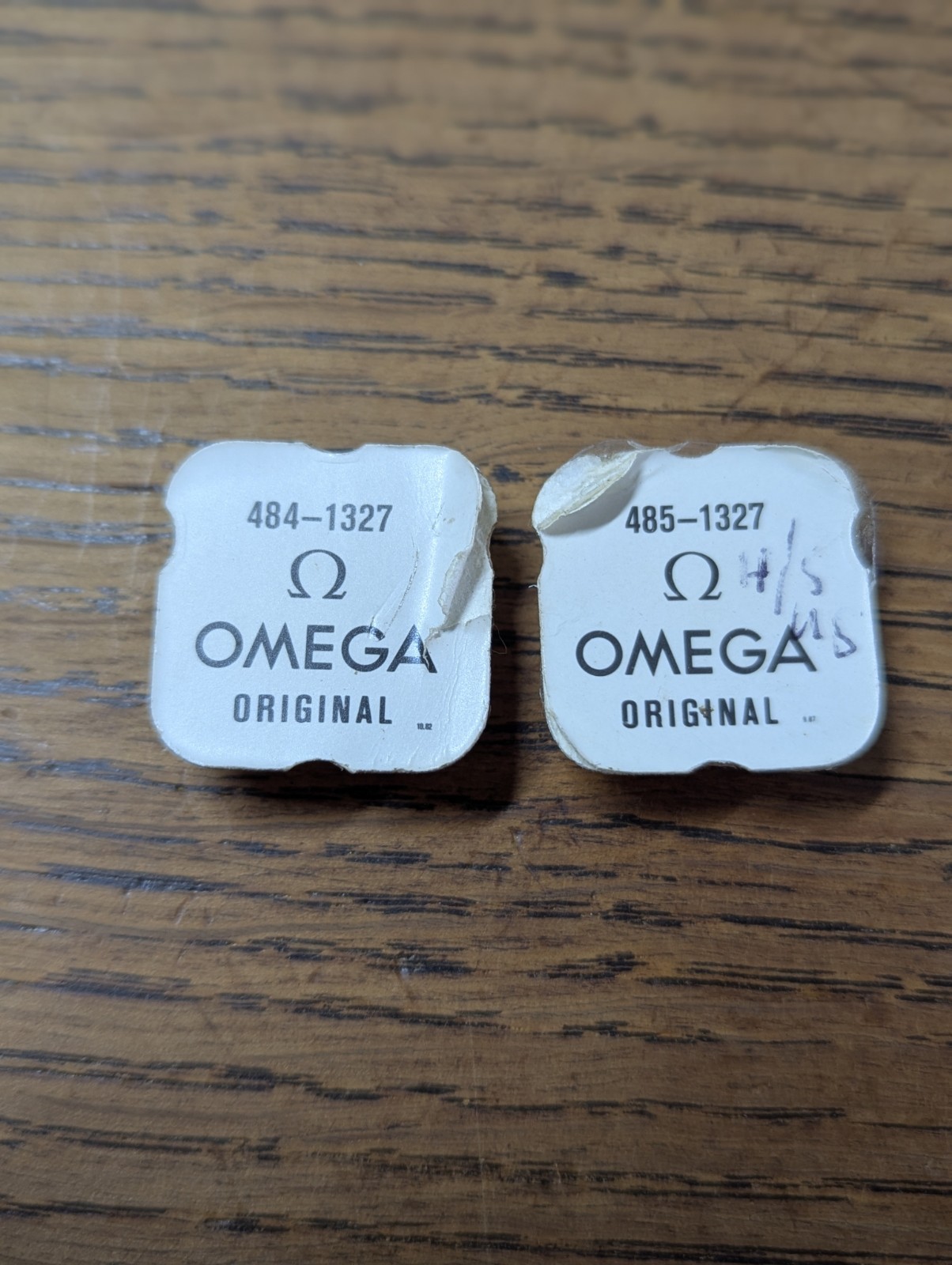 Omega 484-1327 + 495-1327, Complete Balance X2, New Old Stock in Packets #P520