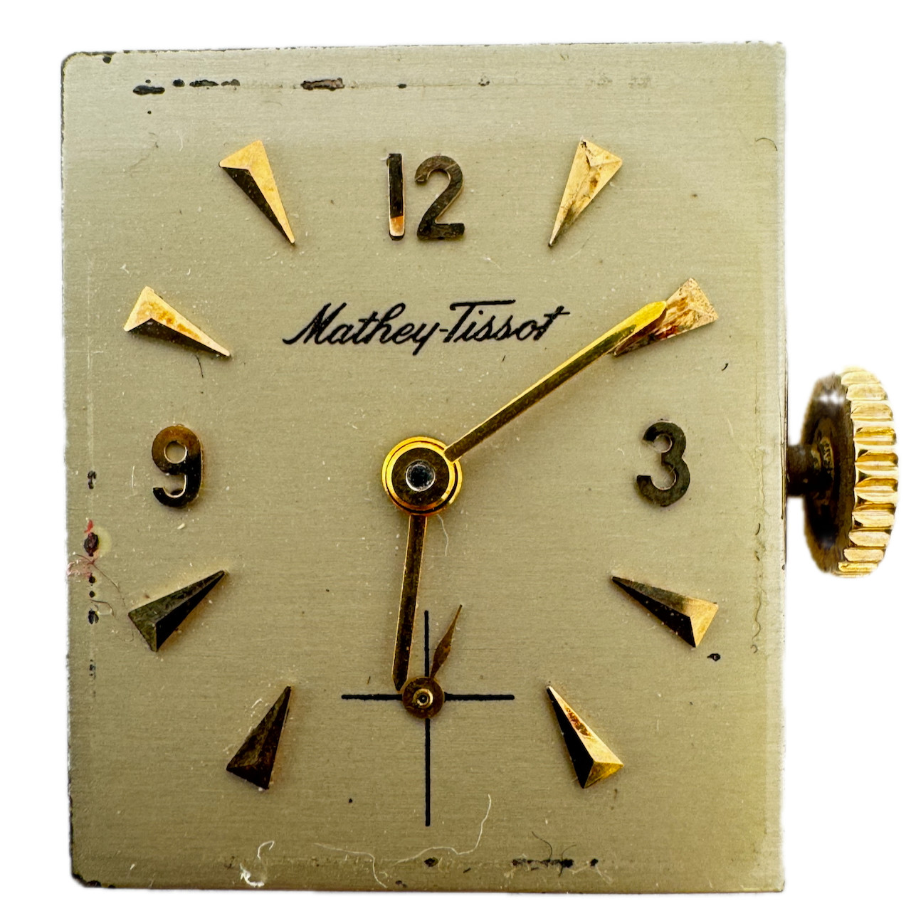 Vintage 20mm Mathey-Tissot Arrowhead Mechanical Men’s Wristwatch Movement G 20