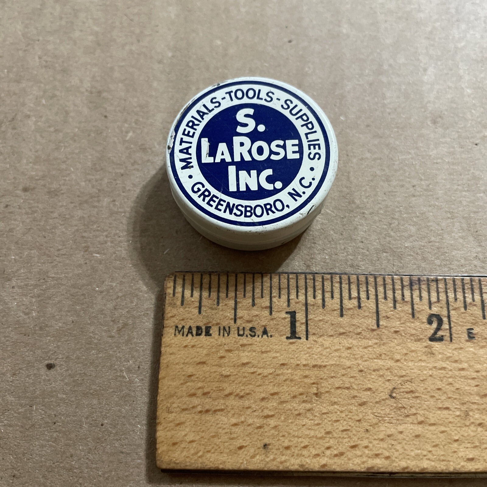 S. LaRose Inc. Watch Parts Metal Tin Could Not Get Lid Off . See Photo’s !