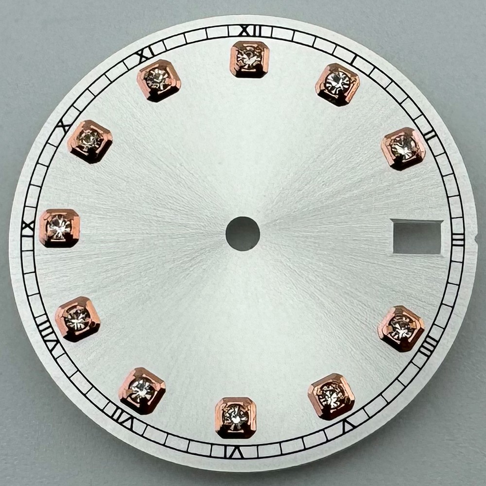 28.5mm Sterile Dial Fit NH35 NH34 Movement 3/3.8 O’clock Crown Black Green White