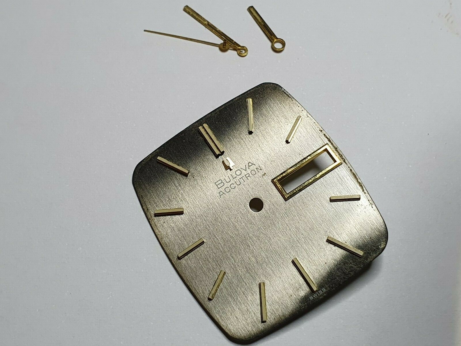 BULOVA ACCUTRON DAY-DATE REF. 846-2 Gold Plated case Dial and hands and crown