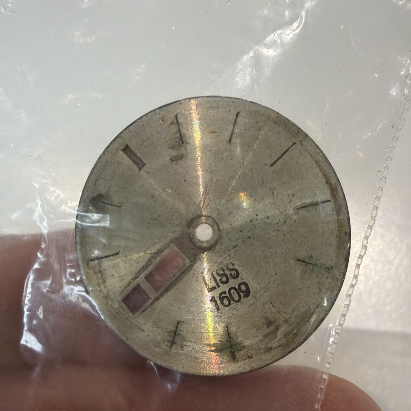Omega Automatic Geneve Dial – Genuine – Silver With Gold Stick Index – 1609