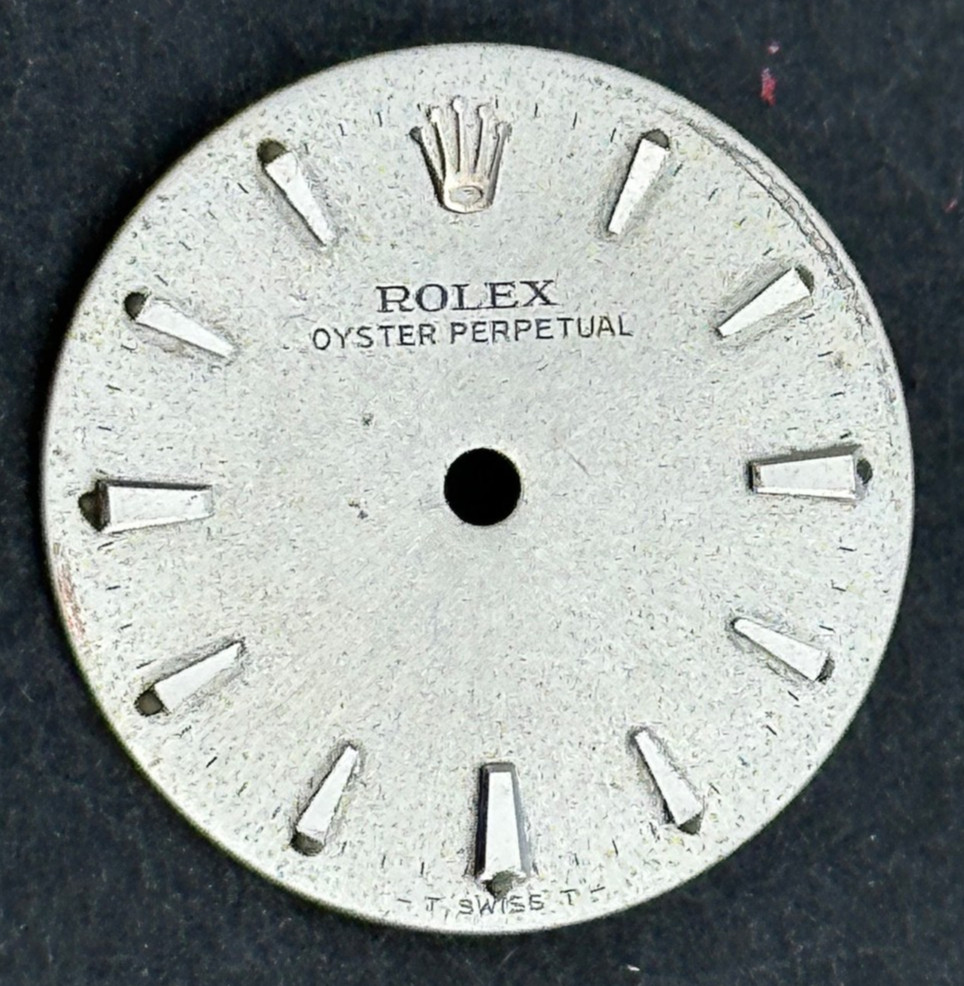 Vintage Rolex Ladies Oyster Perpetual Watch Dial For 24mm Case No Date