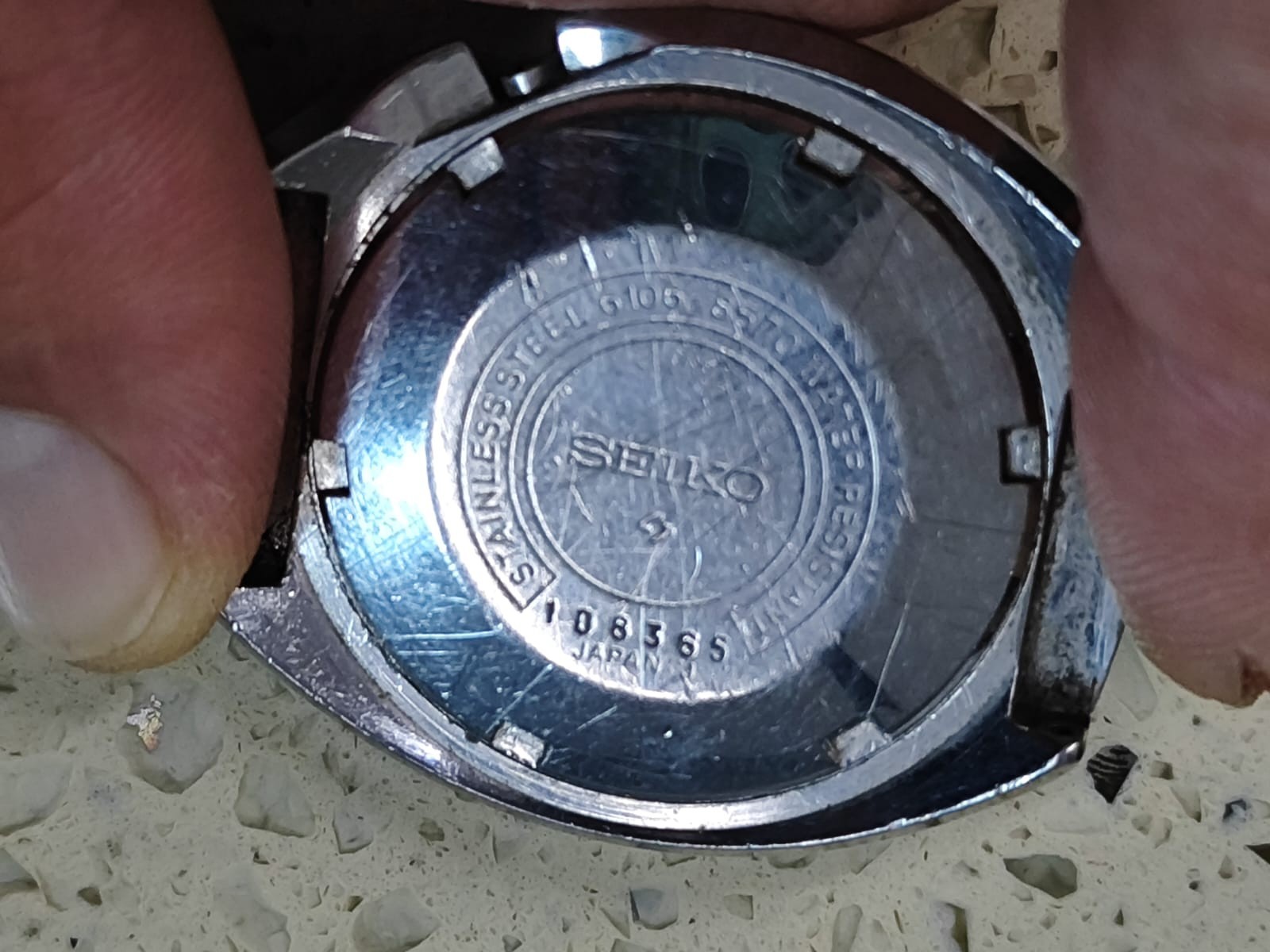 SEIKO DX SEIKO 6106-8570 Part CASE Used