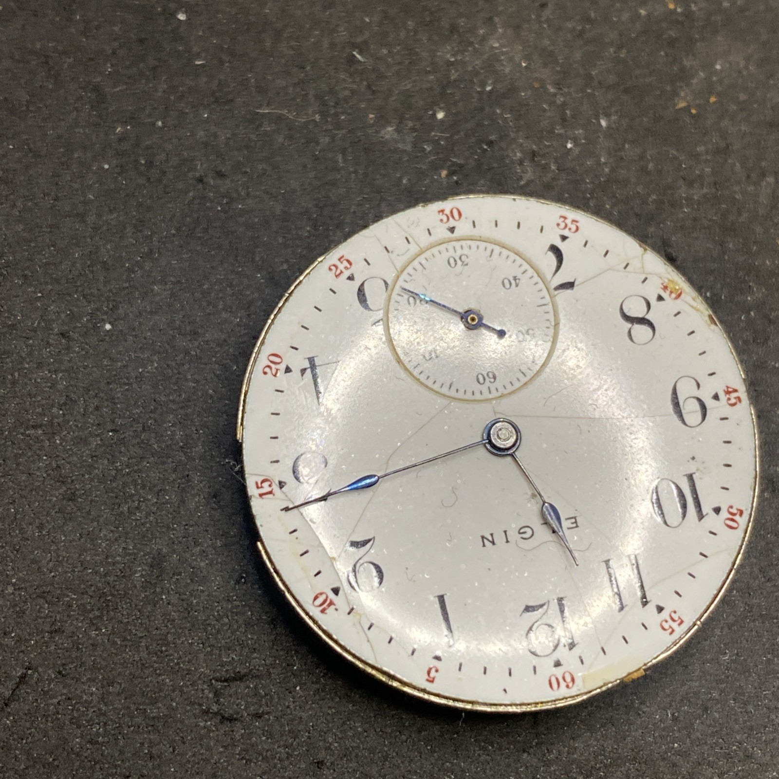 Elgin Grade 318 Pocket Watch Movement Size 0s 15j Model 2 Hunter Repair F8821