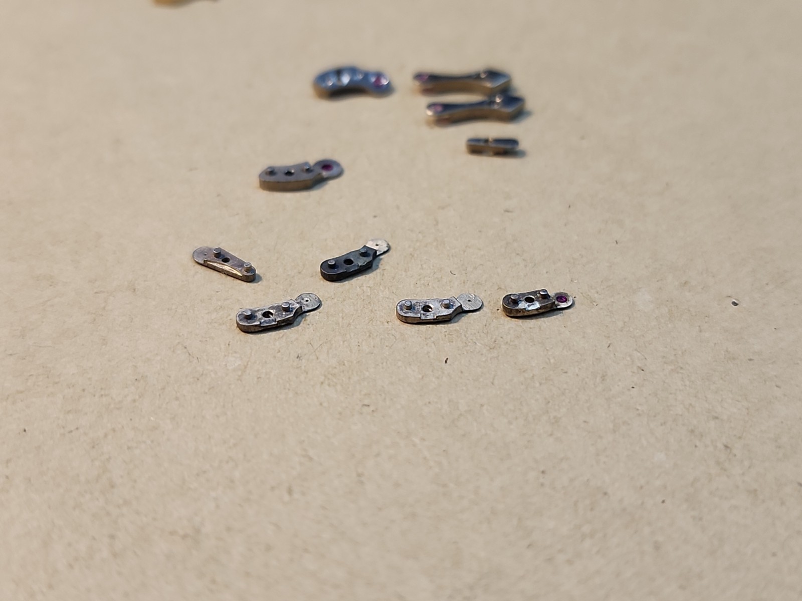 Lot Of Mixed Wristwatch Bridges Movement Parts Spares Repairs