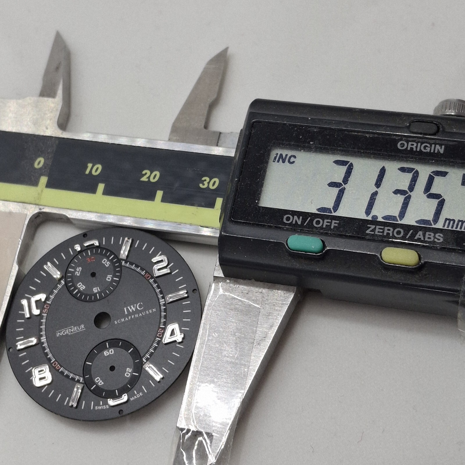 IWC Watch Ingenieur Chronograph vintage dial 31mm PARTS Part Swiss #x6