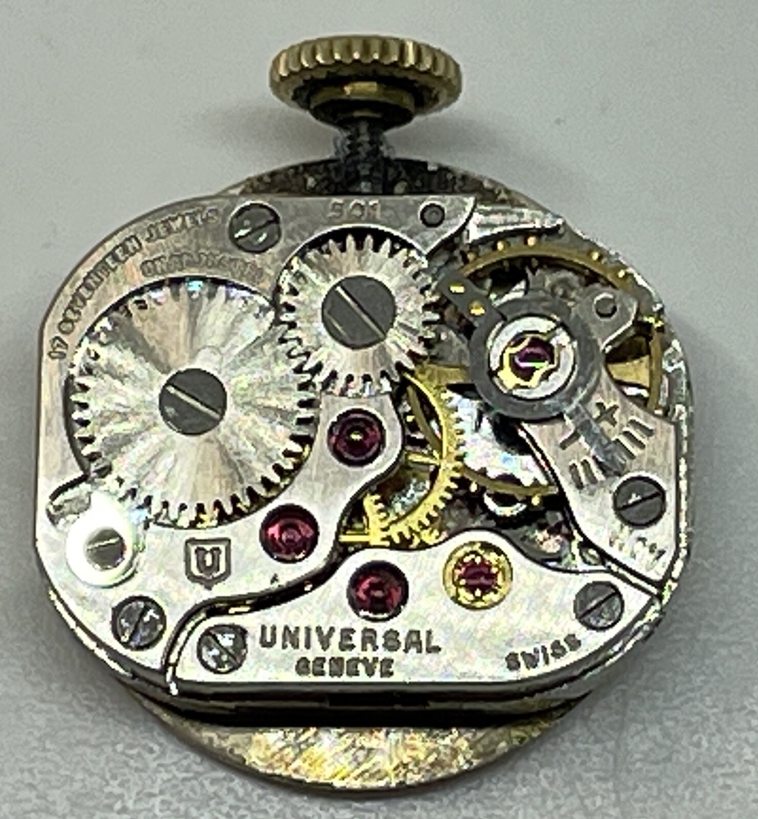 UNIVERSAL GENEVE MOVEMENT Swiss 17 Jewels Runs