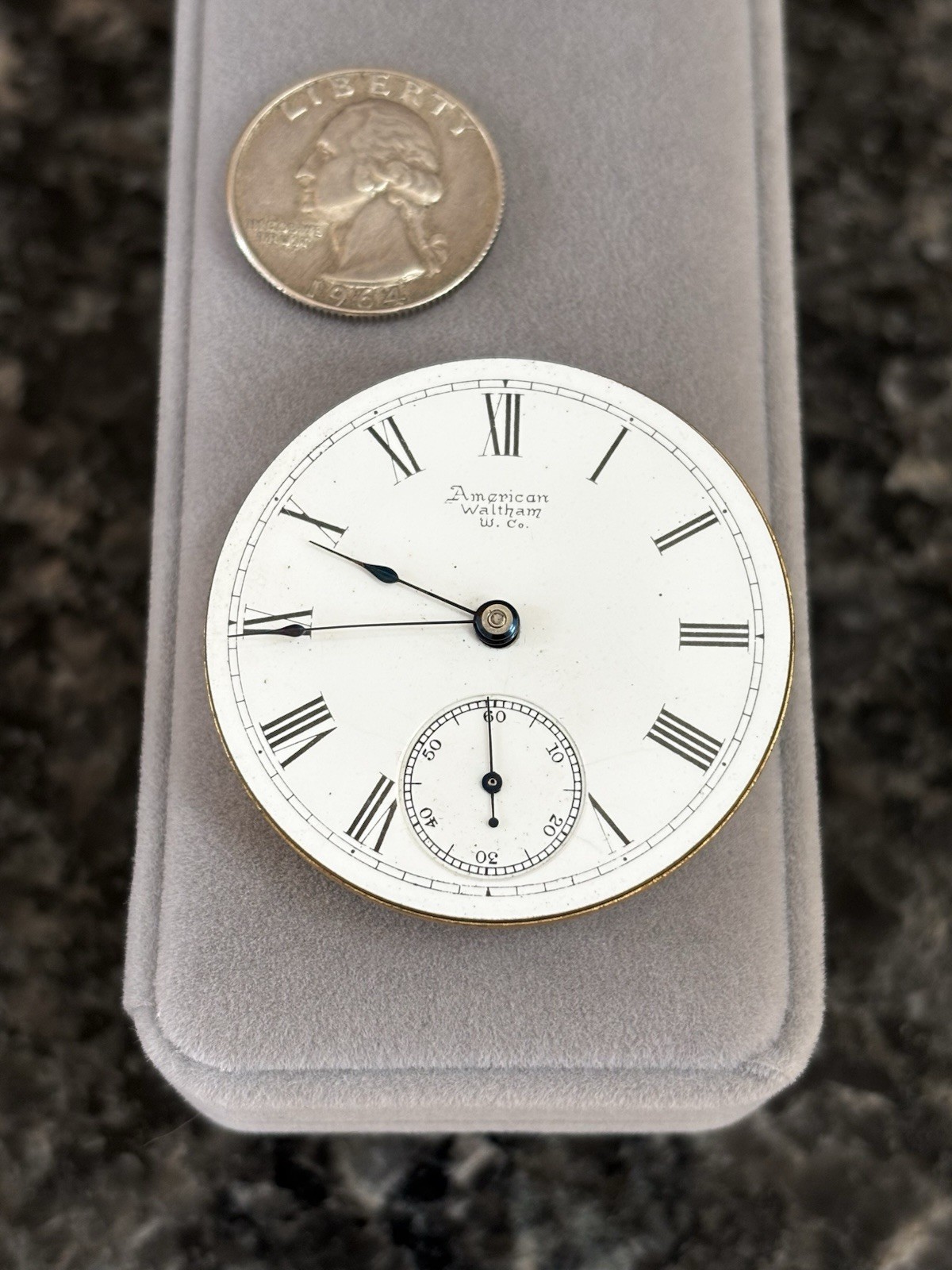 Antique Waltham Grade No. 3 Model 1883 Pocket Watch Dial & Movement 18s – Parts