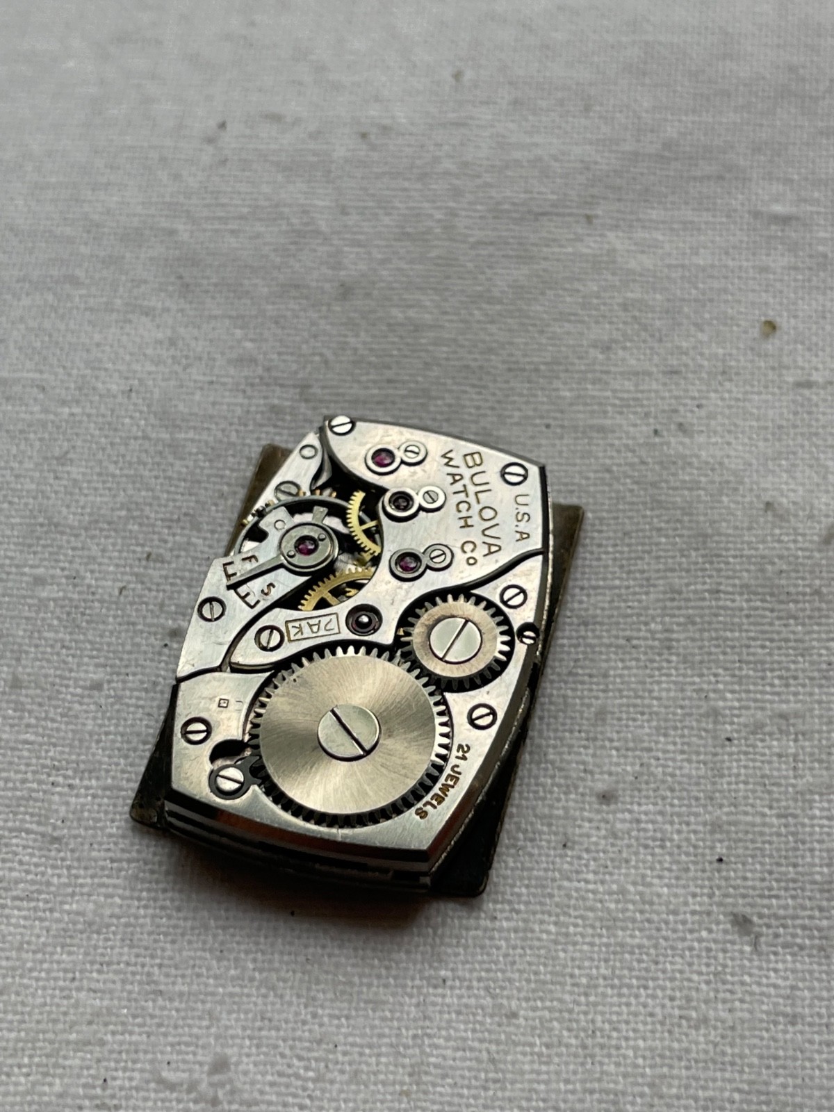 Bulova 7AK – movement for mens watch AS IS, lot 0707