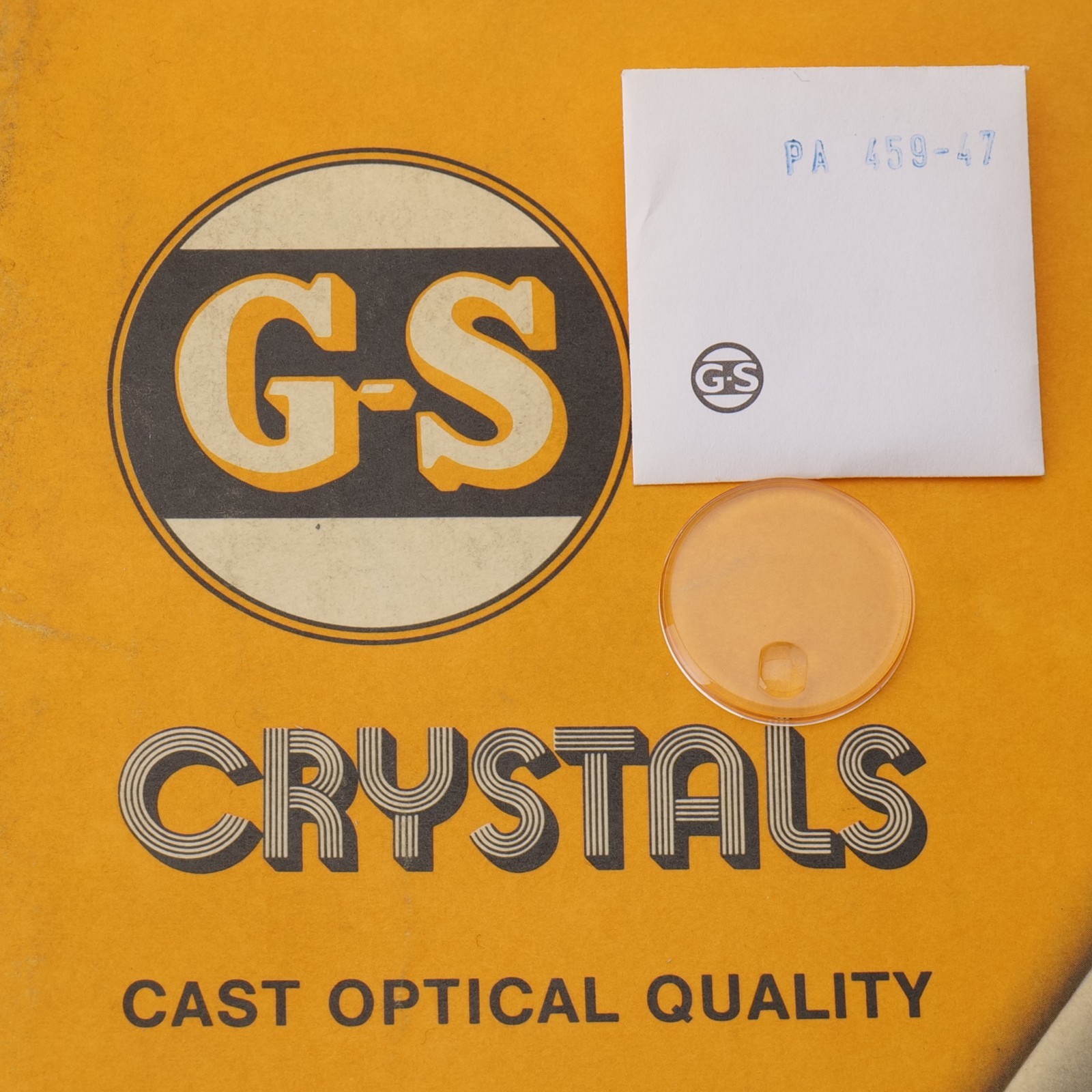 NOS GS Watch Crystal PA459-47 Rolex 6494 29.3mm New Old Stock (PA1D19)