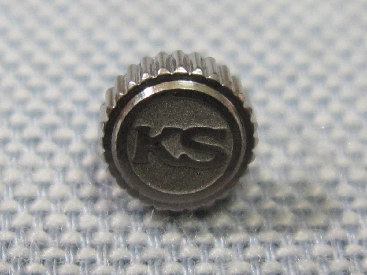 Genuine SEIKO King Seiko 52KS Crown 45M09N & Stem 354026 Silver 5245 NOS