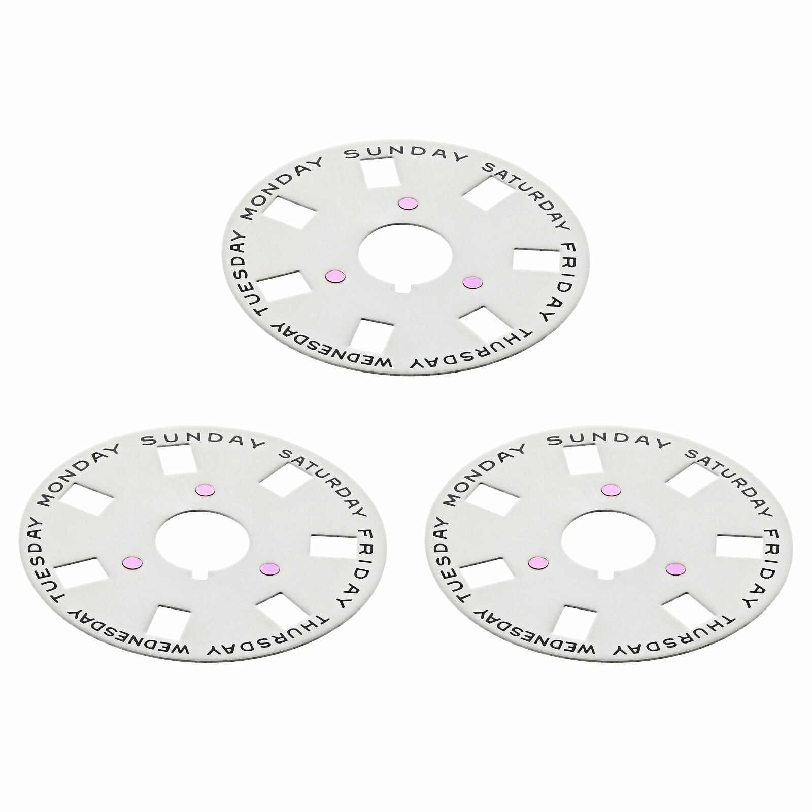 3 DAY DISC FOR ROLEX PRESIDENT DD 1802 1803 1804 1805 1806 1807 1811 1815 WHITE