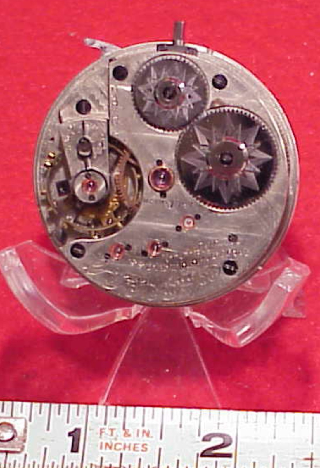 VINTAGE 1872 16 JEWELS AM WALTHAM CO POCKET WATCH MOVEMENT TICKaBIT