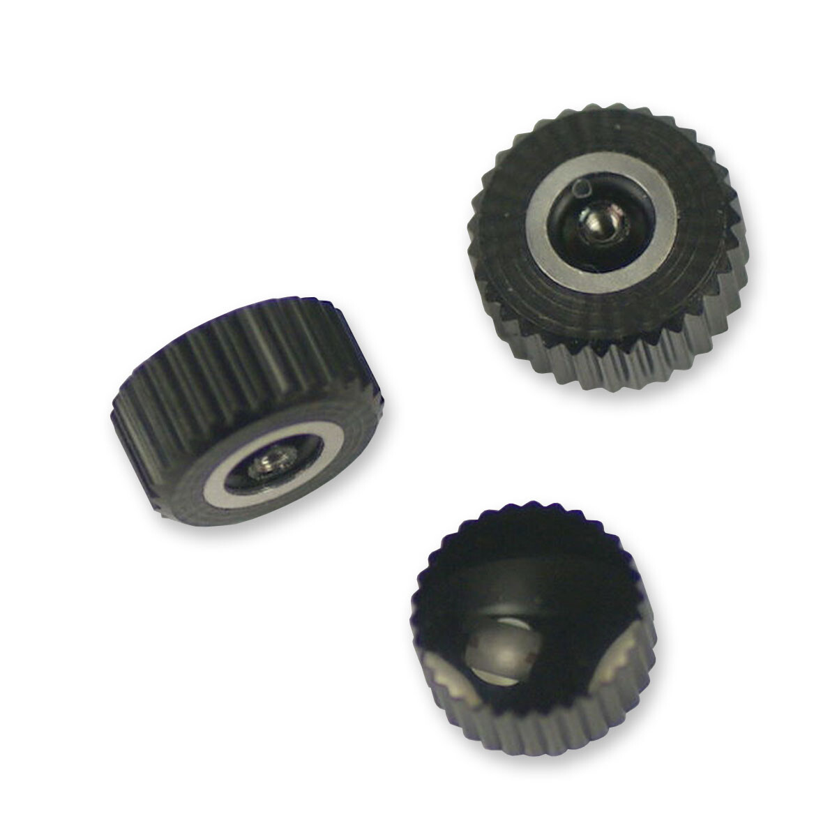 Black steel watch crowns waterproof replacement Various crown sizes watchmakers