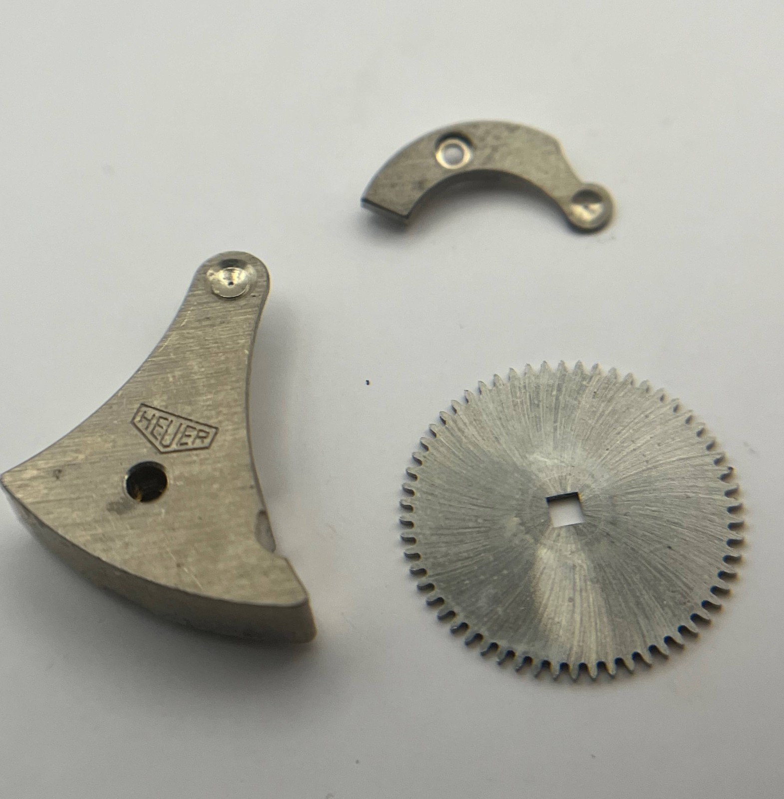 Heuer ref. 920 Stopwatch (AS 736) Escapement Bridges, Ratchet Wheel Parts