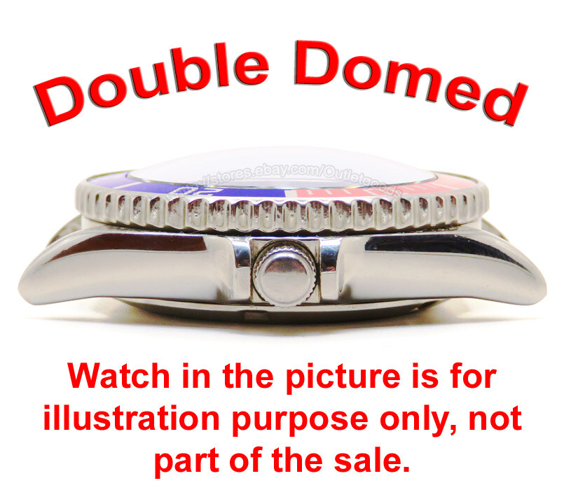 Double Dome Crystal Glass for Seiko Diver 7S26-0050 SKX023 & 7S26-0180 SKX415