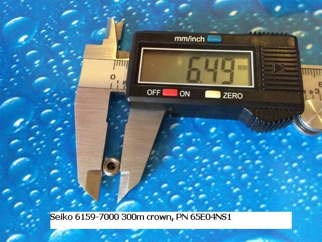 Seiko MARINEMASTER 6159-7000 7001 Crown S65E04NS1 NOS original