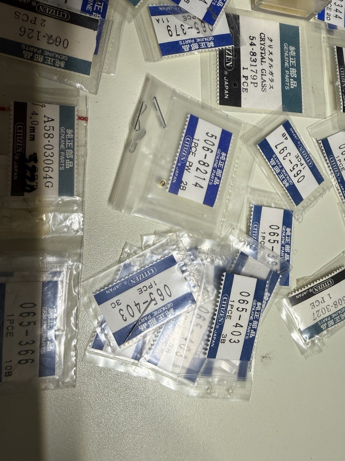 Citizen Watch Parts Variety Lot Watchmaker Replacement
