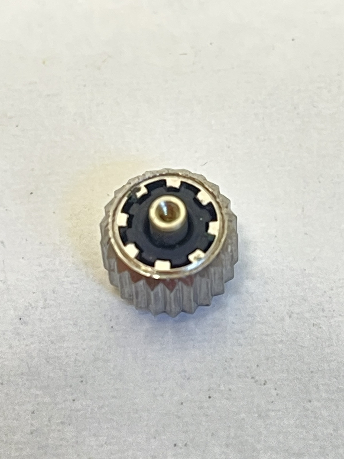 Vintage NOS Vacuum Crown 6.3mm Diameter 4.0mm High Tap 0.9 Longines Glycine