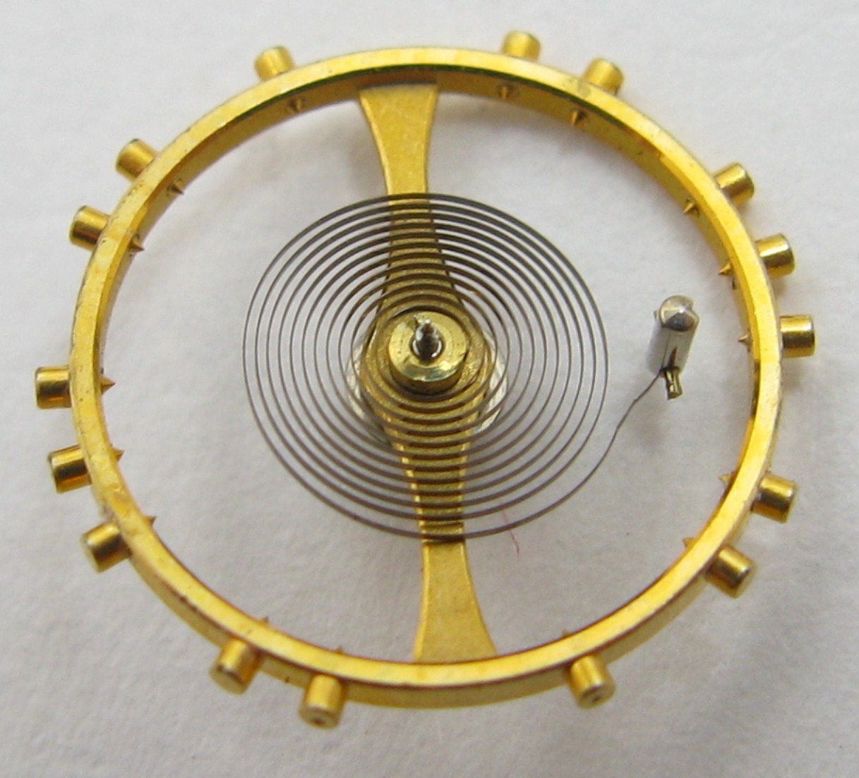 Mido 1117PC / 1117 PC 17 j. Watch part complete balance wheel #721