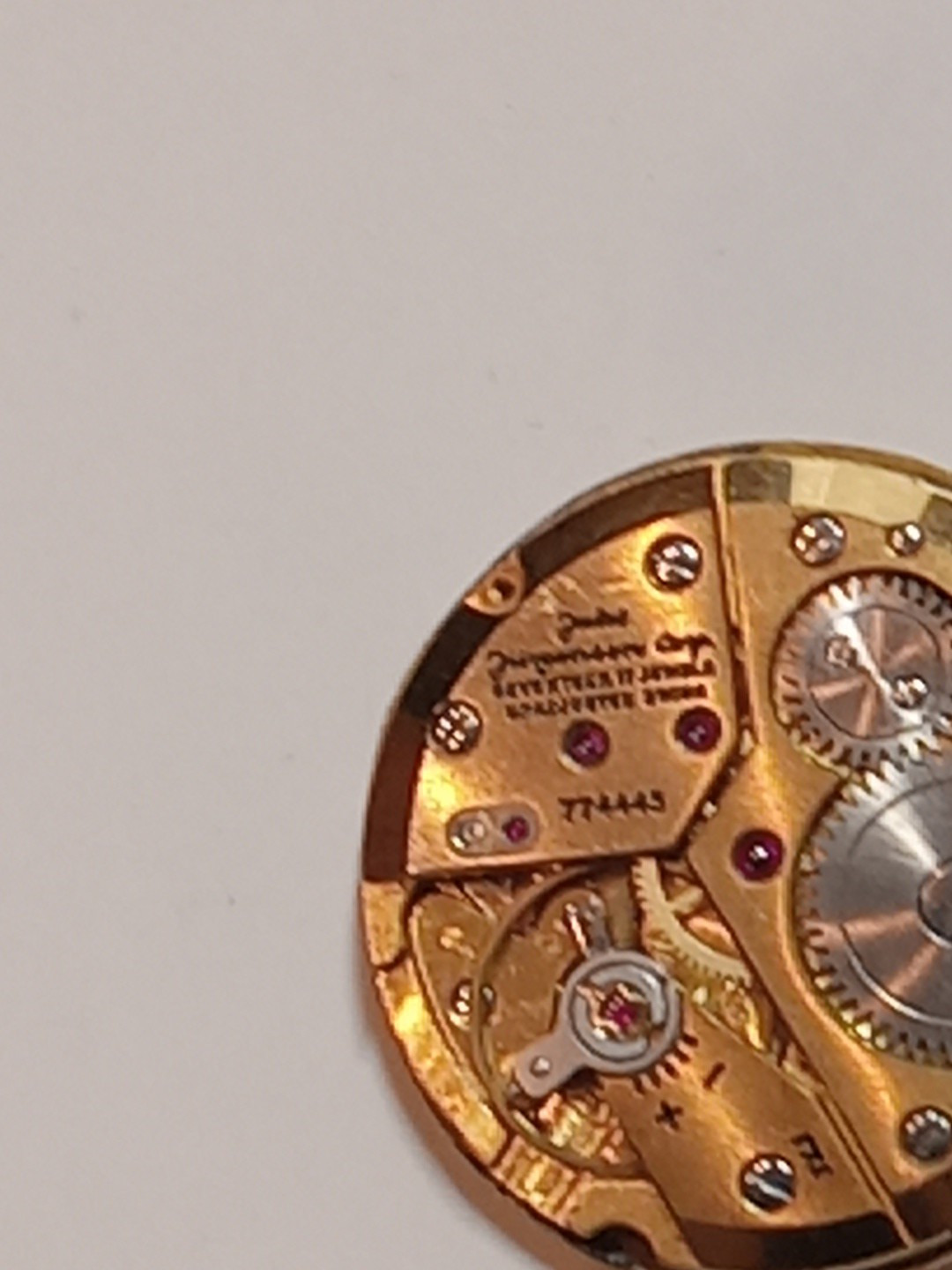 jules jurgensen watch Movement With 12 Diamonds Real White Natyral 17 Jevels…