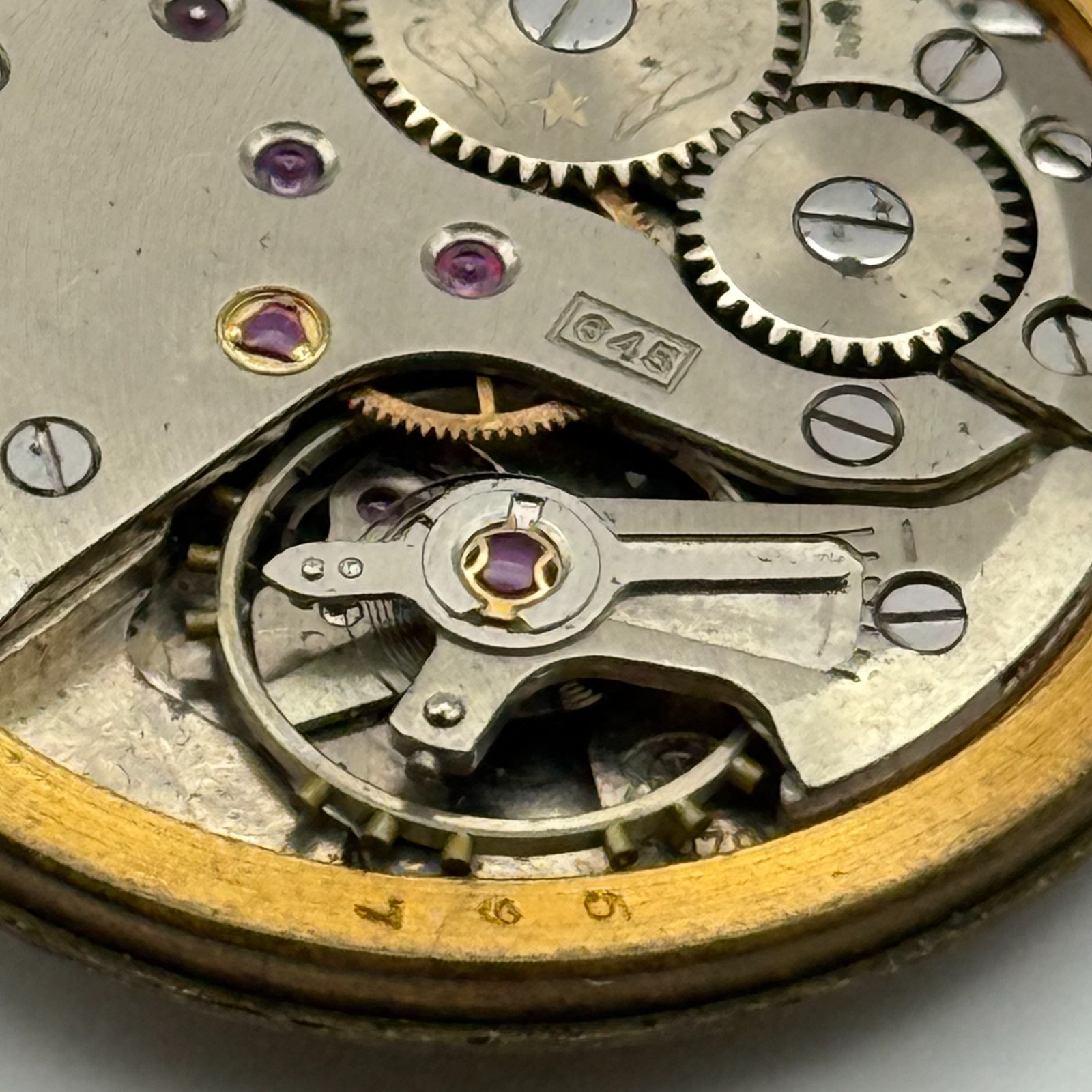 ETA 2370 Watch Movement Rotary Manual Wind Vintage Swiss Parts Repair 31.3mm