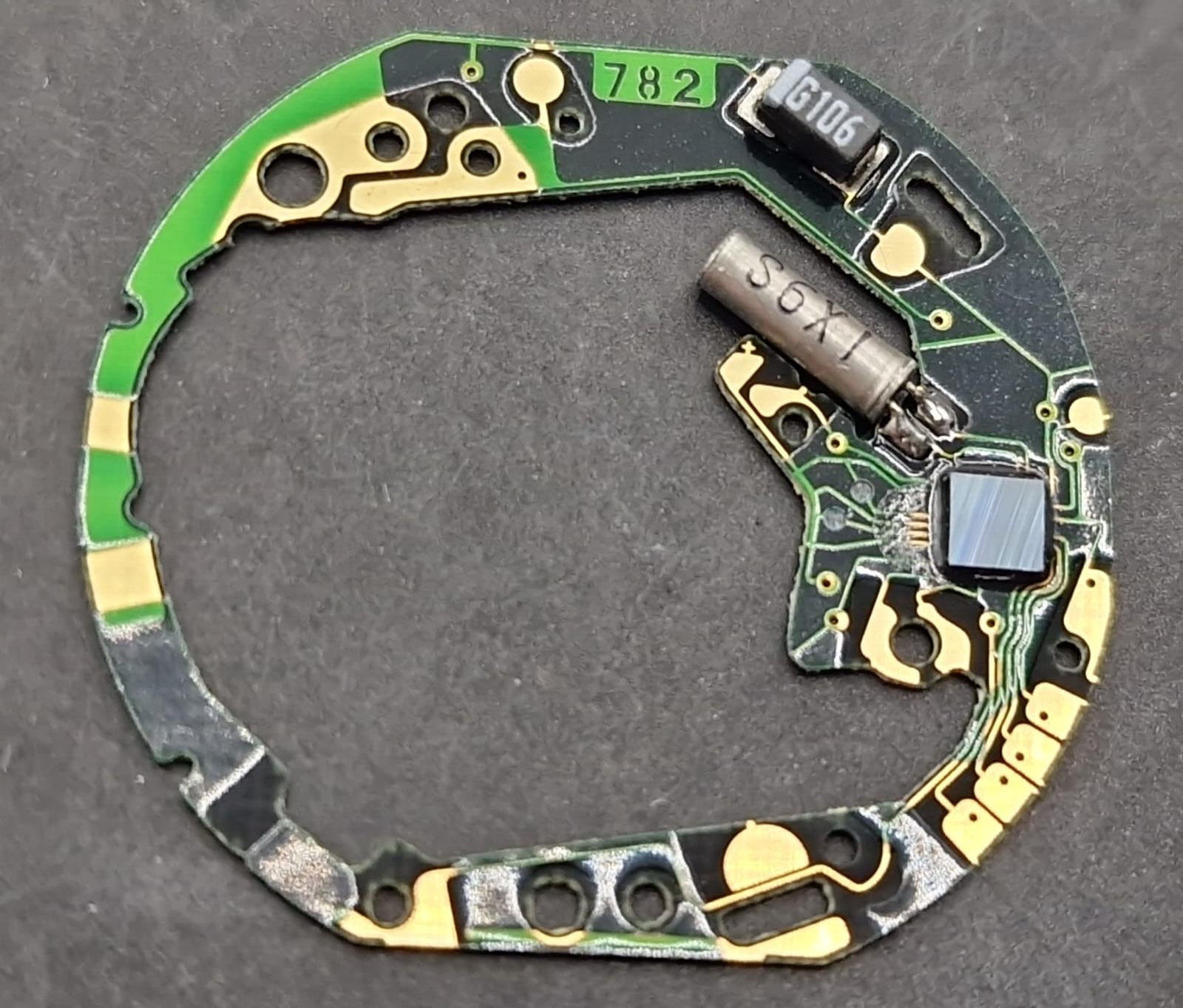 Circuito Citizen 279-A94 7821 eco-drive dress watch electronic part n.o.s.