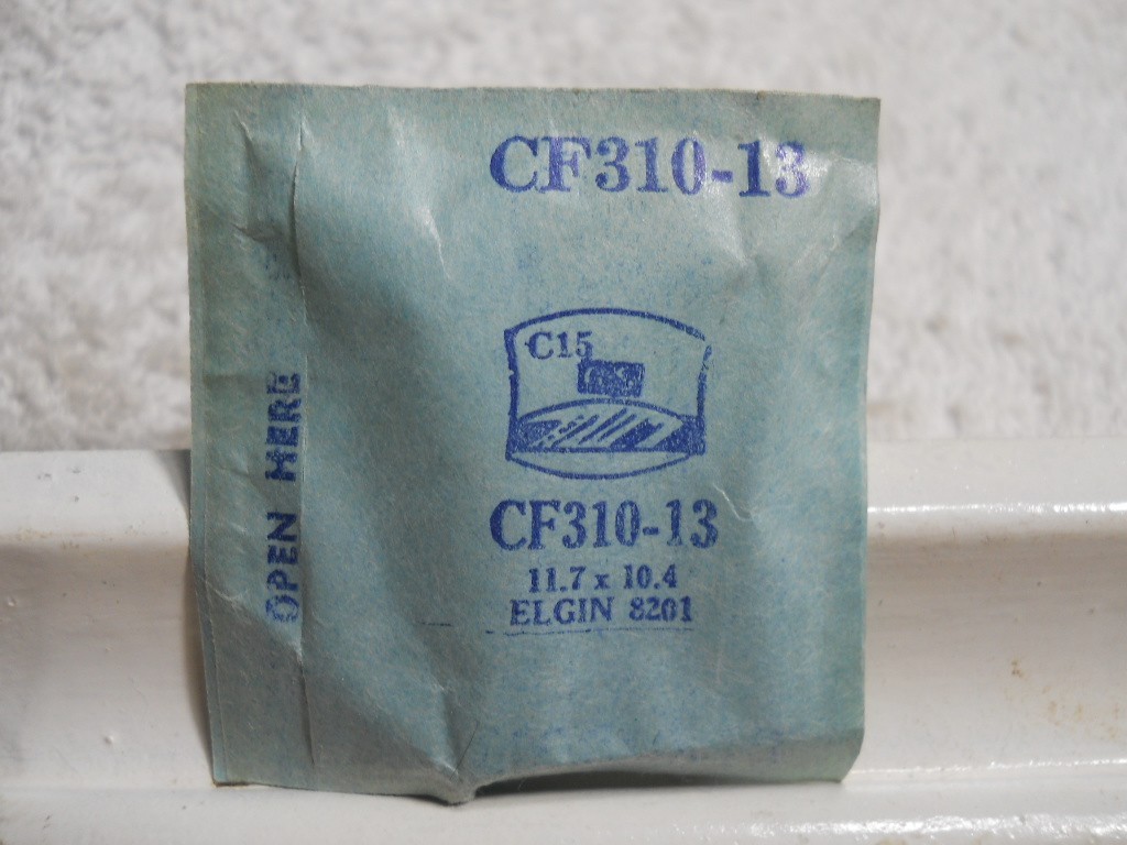 GS CF310-13 Watch Crystal For Elgin 8201 – 11.7 x 10.4 mm – Replacement / Repair