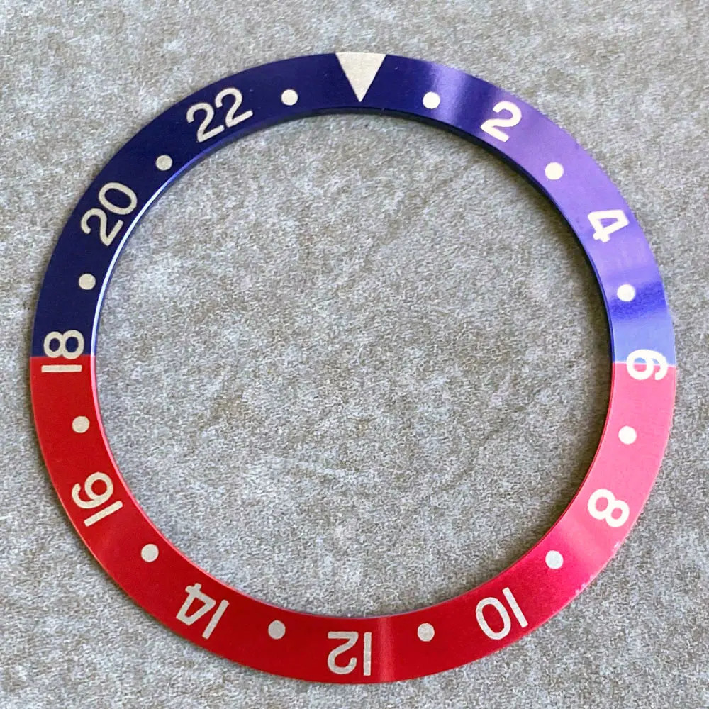 Mods 36.5mm*29.2mm Sapphire/Ceramic/Aluminum Watch Bezel Insert For 38mm Watch