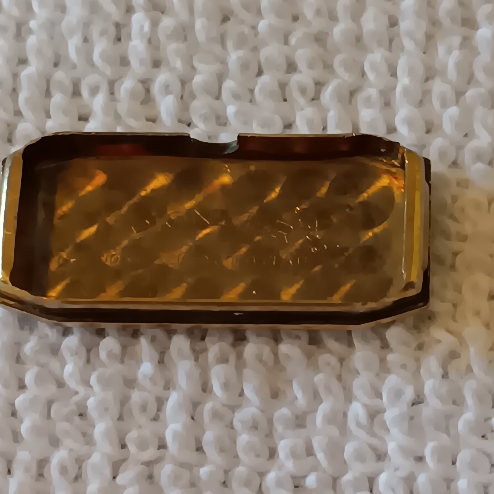 Vtg 1930s Waltham Ladies Model 400 17J Baguette GP Watch (Repair/Parts)