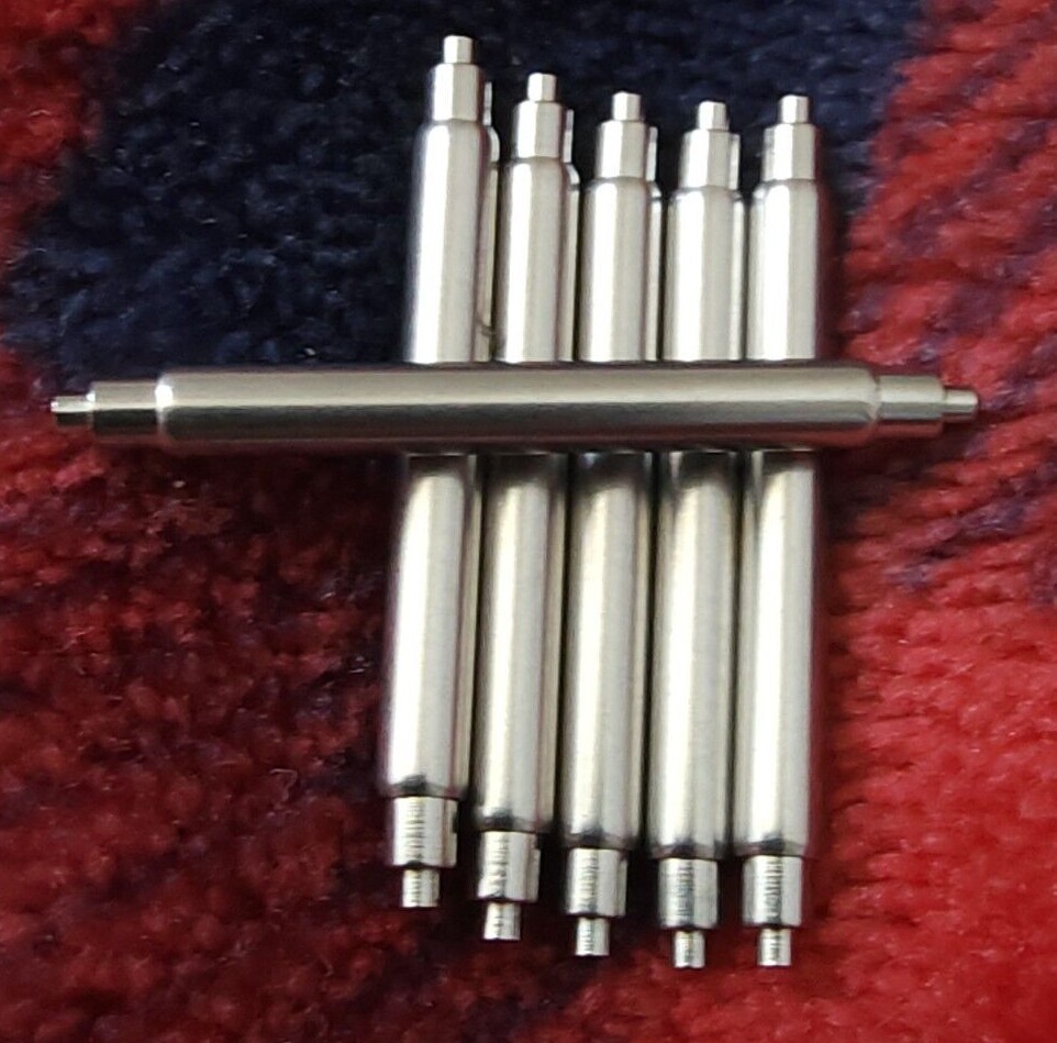 6 PC FAT Spring Bar 2.5mm 1.1mm Tip 6309 7002 SKX007 SKX779 Seiko Diver’s