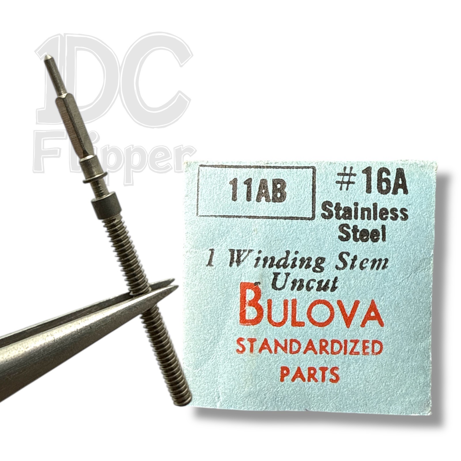 Bulova 11AB WINDING STEM #16A 200/1360F 18.0, Tap 8 AS 1200 Fits Multiple, Read!