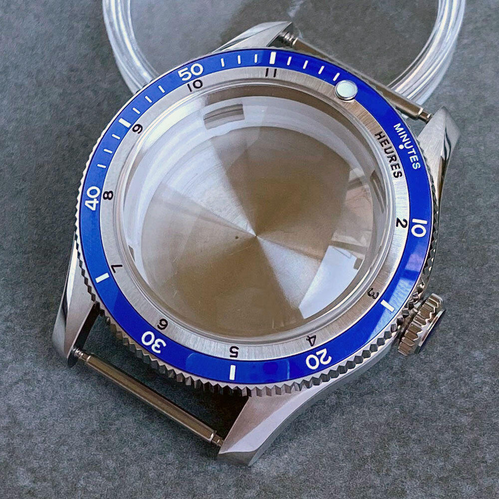 40mm 20ATM Diving Watch Case Fit NH35 NH36 ETA2824 PT5000 Domed Sapphire Ceramic