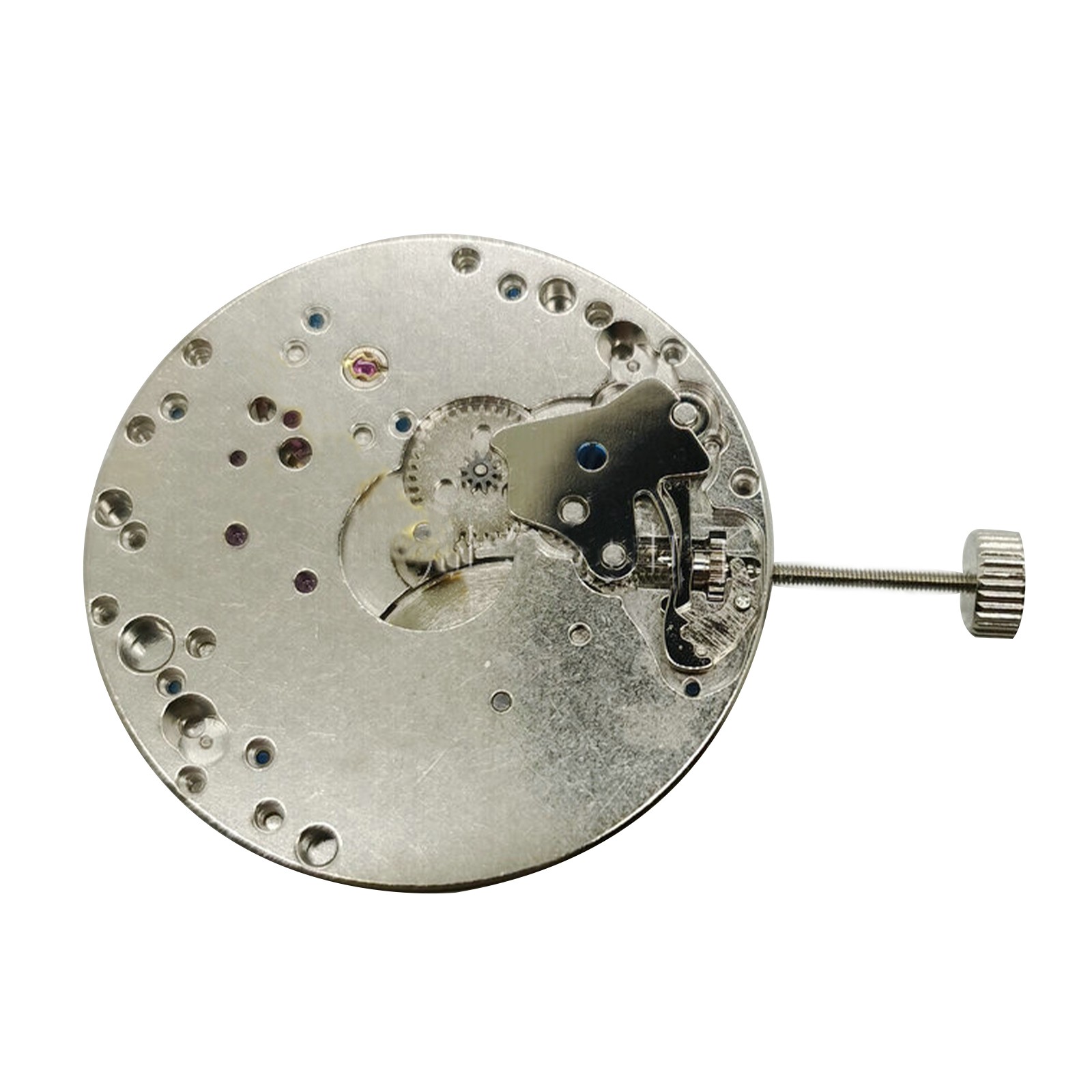 6498 2 Hands 17 Jewels Mechanical Hand Winding Watch Movement Repair Parts F