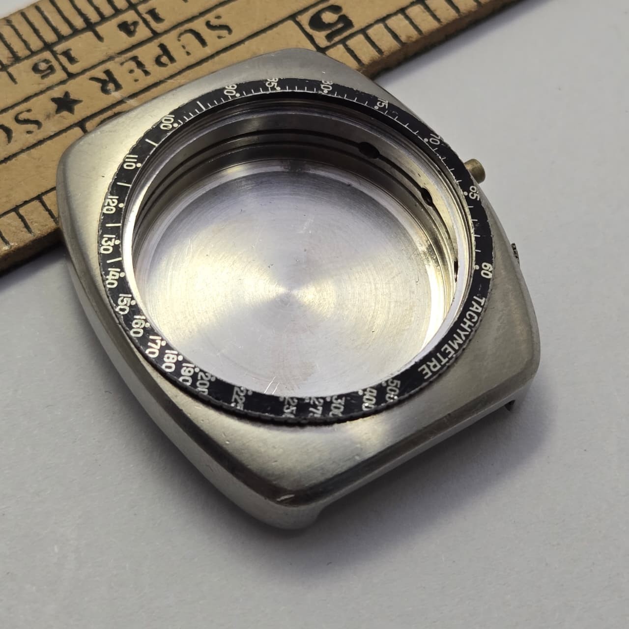Perseo Chronograph 3000 Manual Winding Vintage Watch Case Only