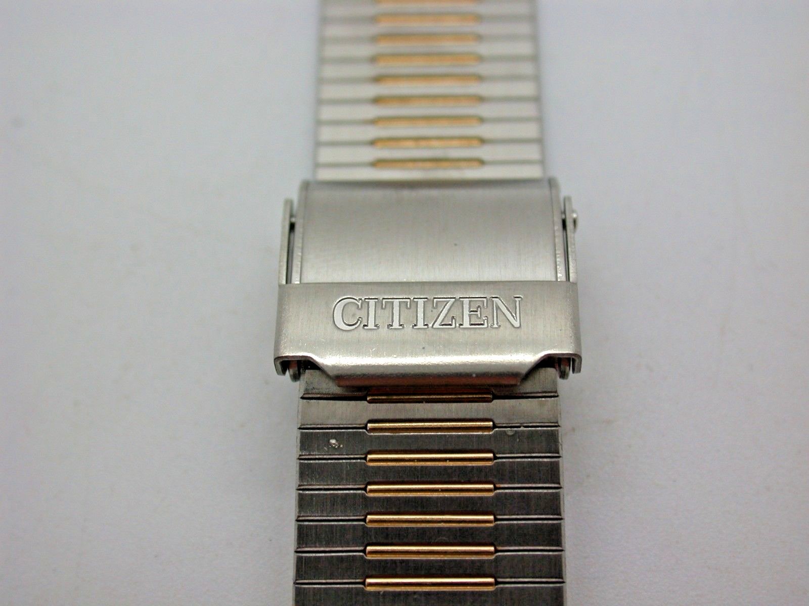 Vintage Citizen Two Tone Watch Strap Bracelet # 3639A 20.72mm Watch Repair Part