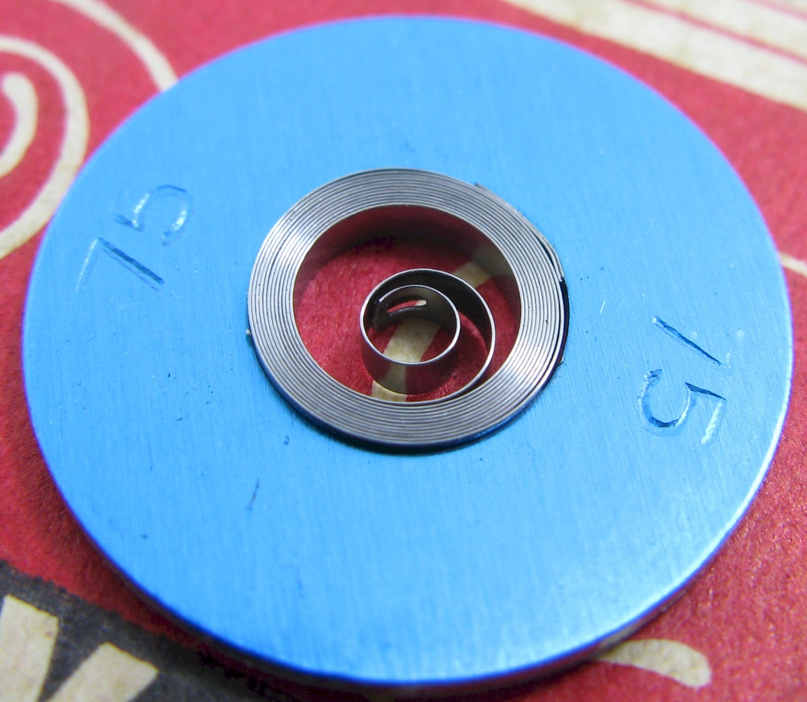 Kurth 230 part: mainspring #770 * Nervinca white alloy *